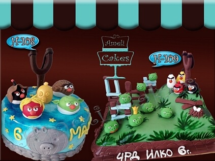 Торта Angry Birds 5